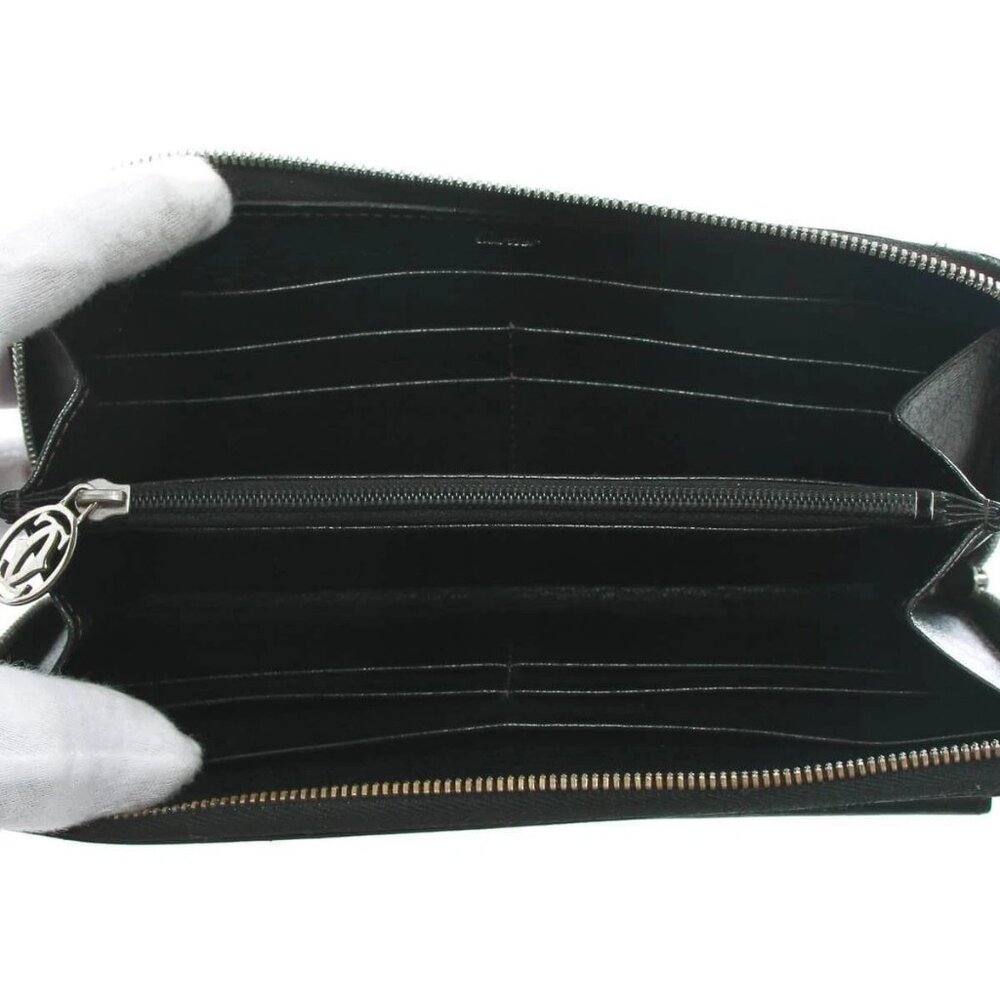 Authentic Must De Cartier black zippy wallet - Picture 11 of 12